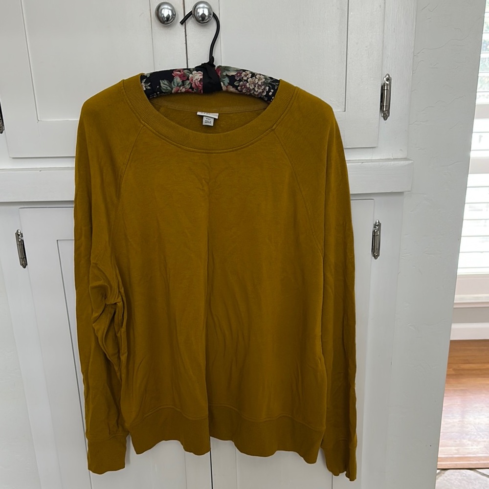 Mustard Yellow Long Sleeve Top